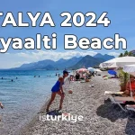 Walking Tour of Konyaalti Beaches, Blue Flag Beaches of Antalya, Türkiye 2024